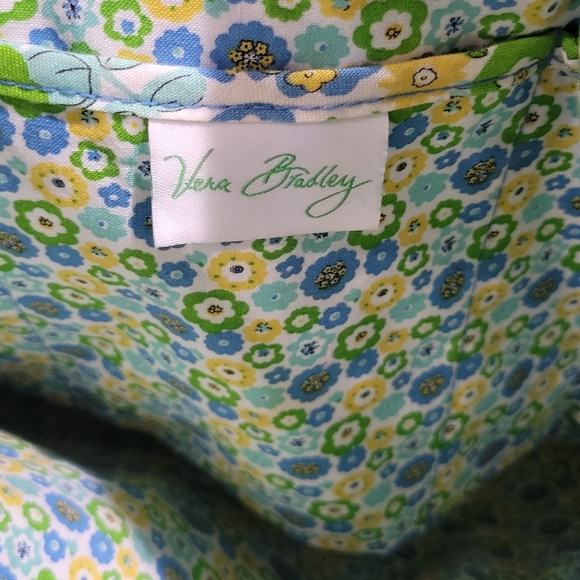 Vera Bradley slim Tote English Meadow double handle quilted retired - Picture 14 of 15